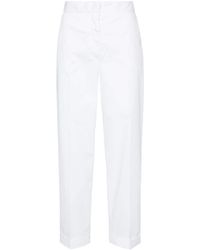 Antonelli - Cotton-blend Tapered Trousers - Lyst