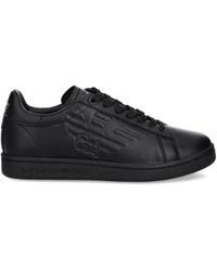 EA7 - Baskets En Daim À Logo Embossé - Lyst
