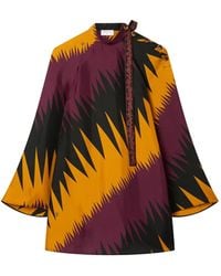PUCCI - Drago Print Silk Dress - Lyst