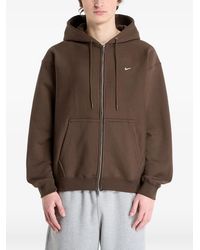Nike - Solo Swoosh Zip-Up Hoodie - Lyst