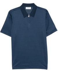 Gran Sasso - Half-Zip Polo Shirt - Lyst