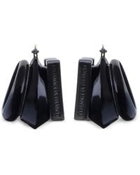 Elisabetta Franchi - Wrap-Around Geometric Earrings - Lyst