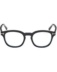 Tom Ford - Clip-On Round-Frame Glasses - Lyst