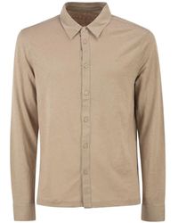 Majestic Filatures - Stretch-Linen Shirt - Lyst