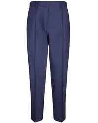 Dell'Oglio - Pleated Tailored Trousers - Lyst
