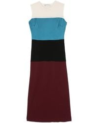 Tory Burch - Colour-block Sleeveless Dress - Lyst