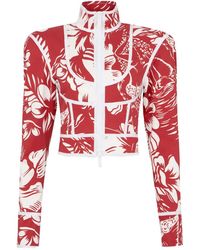 DSquared² - Veste Zippée À Fleurs - Lyst