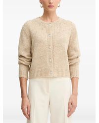 Fracomina - Embellished-Button Cardigan - Lyst