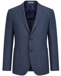 Corneliani - Single-Breasted Notch-Lapels Blazer - Lyst