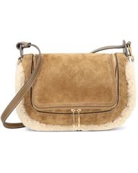 Anya Hindmarch - Shearling-Trim Shoulder Bag - Lyst