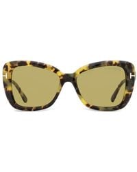 Tom Ford - Lunettes De Soleil Maeve À Monture Papillon - Lyst