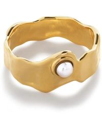 Monica Vinader - Capri Ring Mit Perle - Lyst