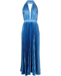 L'idée - Chateau Pleated Gown - Lyst