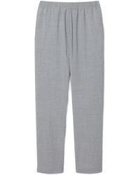 Lacoste - Broek Met Elastische Tailleband En Logopatch - Lyst