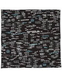 MM6 by Maison Margiela - Foulard À Imprimé Numbers - Lyst
