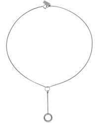 MM6 by Maison Margiela - Loupe-Pendant Chain Necklace - Lyst