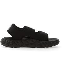 EA7 - Kombat Touch-Strap Sandals - Lyst