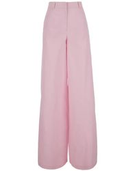 MSGM - Broek Met Wijde Pijpen - Lyst