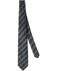 Brunello Cucinelli - Corbata de seda a rayas - Lyst