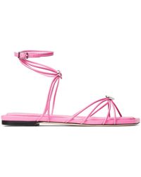 Jimmy Choo - Inydia Leather Sandals - Lyst