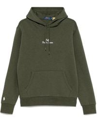 Polo Ralph Lauren - Hoodie Met Geborduurd Logo - Lyst