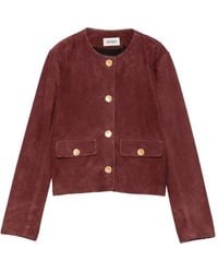 Arma - Lorenne Goat-Suede Jacket - Lyst