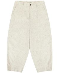 Entire studios - Speckled Carrot Croped Trousers - Lyst