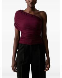Bardot - Harley One-Shoulder Ruched Top - Lyst