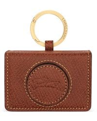 Longchamp - Épure Logo-Engraved Key Ring - Lyst