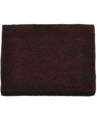 Emporio Armani - Logo-Jacquard Frayed Scarf - Lyst