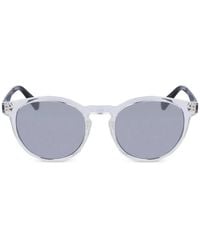 Calvin Klein - Lunettes De Soleil À Monture Ronde - Lyst