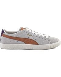 PUMA - Zapatillas Suede White/Sweet Grape - Lyst