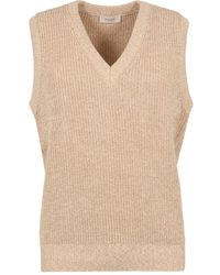 Agnona - Pull À Col V - Lyst