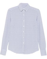 Xacus - Geometric-Print Button-Down Shirt - Lyst