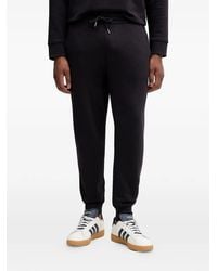 ARMANI EXCHANGE - Logo-Plaque Track Pants - Lyst