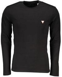 Guess - Logo-Patch Long-Sleeve T-Shirt - Lyst