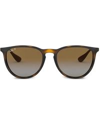 Ray-Ban - Erika Round-Frame Sunglasses - Lyst