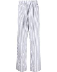 Tekla - Striped Organic Cotton Pyjama Trousers - Lyst