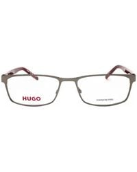 HUGO - Rectangle-Frame Glasses - Lyst