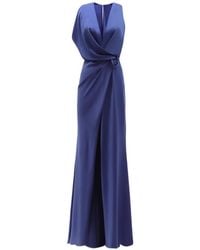 Gemy Maalouf - Draped Asymmetrical Maxi Dress - Lyst