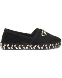Love Moschino - Heart Charm Espadrilles - Lyst