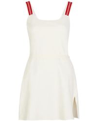 Spense - Striped-Strap Side-Slit Mini Dress - Lyst