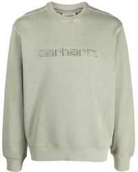 Carhartt - Logo-embroidered Cotton Jumper - Lyst