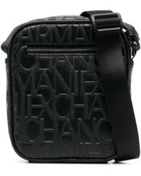 Giorgio Armani Messenger Bags in Black for Men | Lyst UK 
