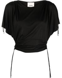 Isabel Marant - Ruched Short-sleeve T-shirt - Lyst