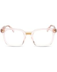 Gucci - Brille Mit Eckigem Gestell - Lyst