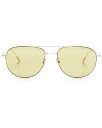 Cutler and Gross - Two-tone Pilot-frame Sunglasses - Lyst