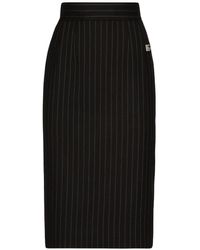 Dolce & Gabbana - ストライプ スカート - Lyst