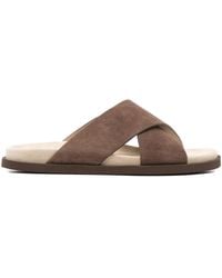 Brunello Cucinelli - Leather Sandals - Lyst