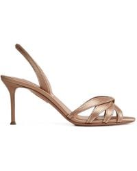 Aquazzura - Crystal-Embellished Slingback Pumps - Lyst